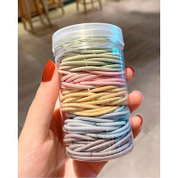 100PCS Simple Elastic Hair Tie - style3