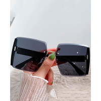 1Pair Rimless Square Sunglasses - style4