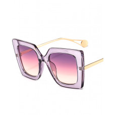 1Pair Tie Dye Gradient Square Sunglasses - style7