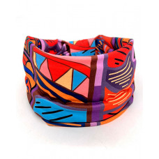 1pc Bohemian Geometric Print Yoga Sports Wide Headband - style8