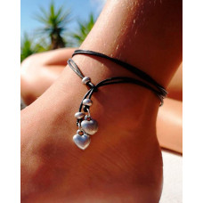 1pc Bohemian Moon Star Multi-layer Leather Beach Anklet - style3