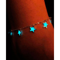 1pc Luminous Star Pattern Bracelet - silver