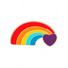 1pc Rainbow Graphic Pride Month Pin Decoration Brooch - style5