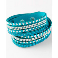 1pcs Leather Multi-layer Wide Bracelet - green