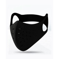 Earloop Anti-Pollution Face Mask With 1 Activated Carbon Filter - black