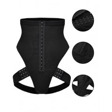 Girdle Waist Trainer Corset Butt Lifter Shapewear - black