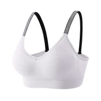 Glitter Tape Patch Full Coverage Bra - white