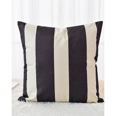 Halloween Witch / Letter / Striped Print Cushion Cover Without Filler - style6