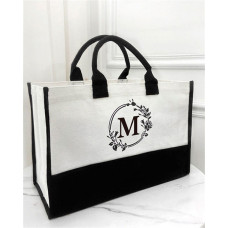 Letter Print Large Capacity Tote Bag - style6