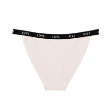 Love Tape Patch Seamless Breathable Panty - white