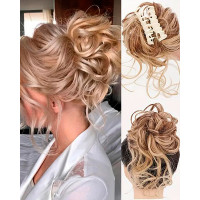 Messy Bun Hairpiece Ponytail Clip Synthetic Hair Extensions Scrunchies - style2