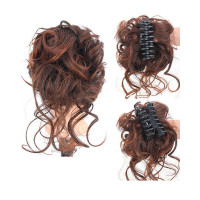 Messy Bun Hairpiece Ponytail Clip Synthetic Hair Extensions Scrunchies - style4