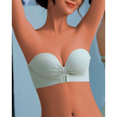 Multi-way Wear Strapless Bra With Detachable Strap - green