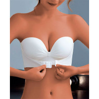 Multi-way Wear Strapless Bra With Detachable Strap - white