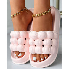 Non Slip Soft Bubble Slippers - pink