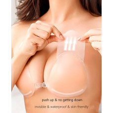 Push Up Strapless Breast Petals Invisible Cover Bra Pads - style2