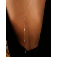 Rhinestone Decor Body Chain - style1