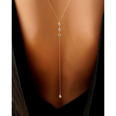 Rhinestone Decor Body Chain - style2