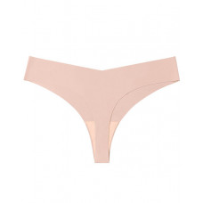 Seamless Breathable Thong Panty - Apricot