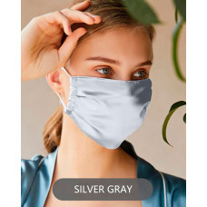 Silk Outdoor Anti- UV Face Cover - silver