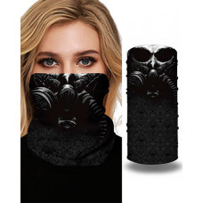 Skull Print Breathable FaceВ Bandana Magic Scarf Headwrap Balaclava - black