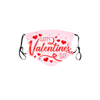 Valentine's Day Print PM2.5 Filter Breathable Face Mask - style5