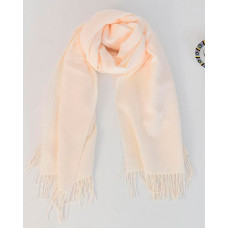 Warm Long Tassel Design Scarf - white