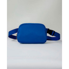 Women's Fanny Pack Zipper Design Yoga Crossbody Belt Bag - blue